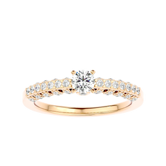 Vintage Inspired Pave Diamond Ring