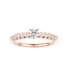 Vintage Inspired Pave Diamond Ring