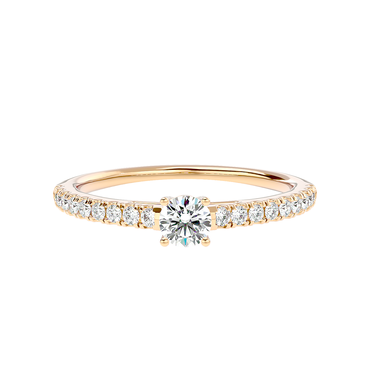 Classic Pave Diamond Ring