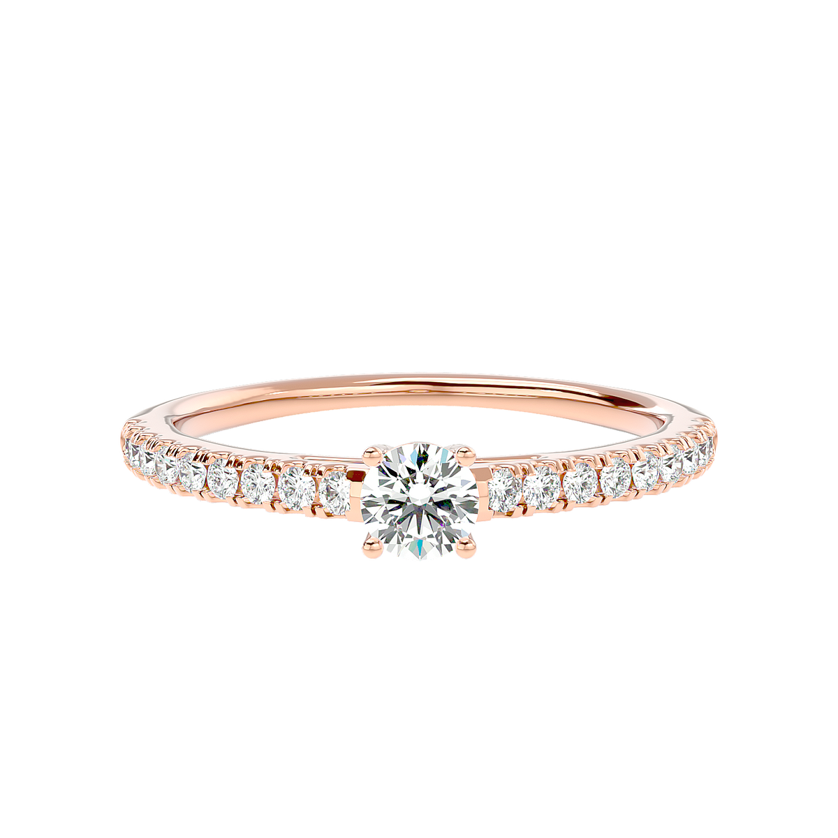 Classic Pave Diamond Ring