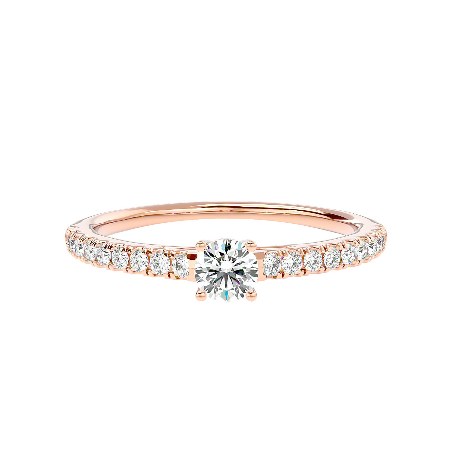 Classic Pave Diamond Ring