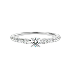 Classic Pave Diamond Ring