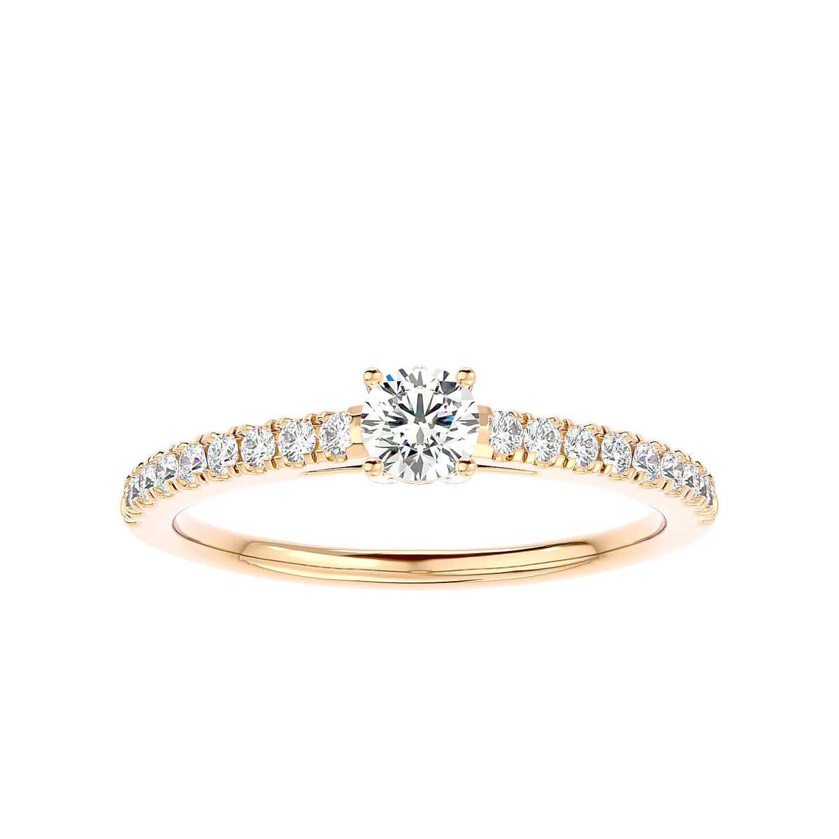 Classic Pave Diamond Ring