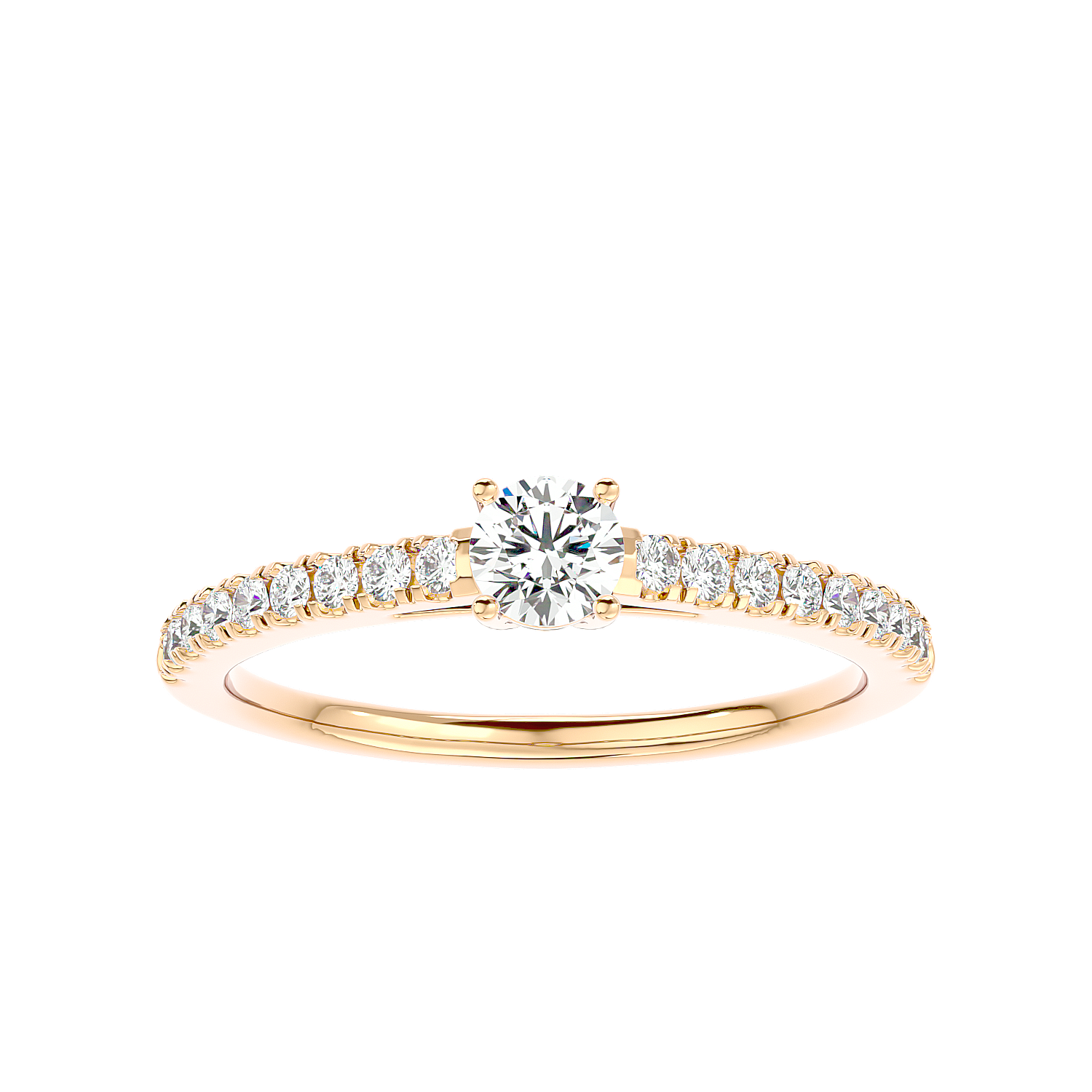 Classic Pave Diamond Ring