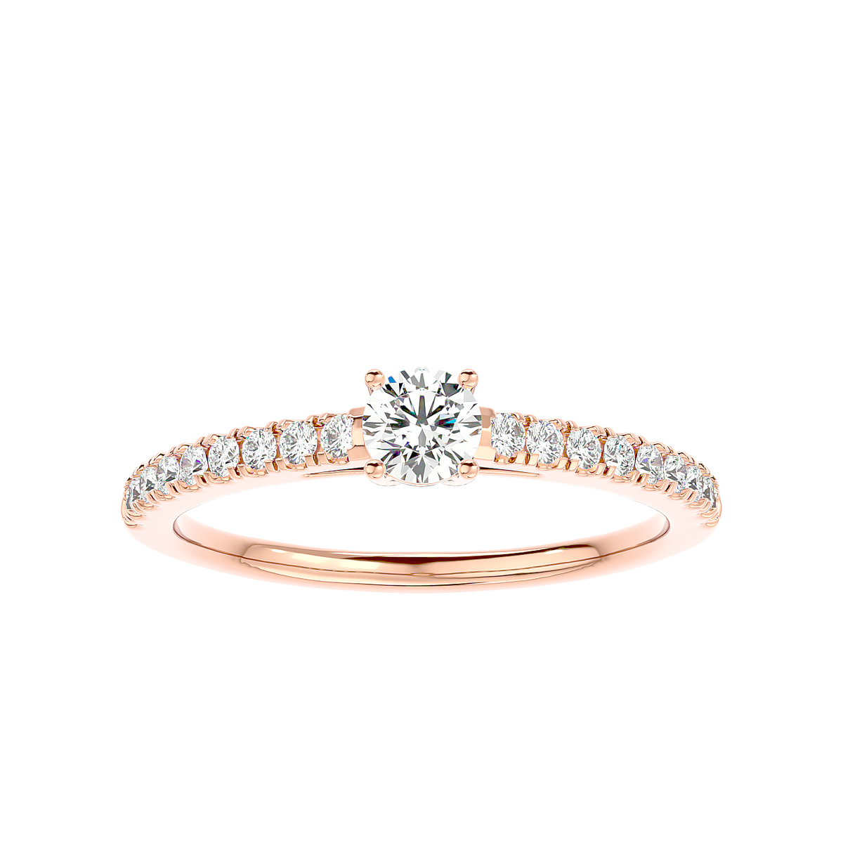 Classic Pave Diamond Ring