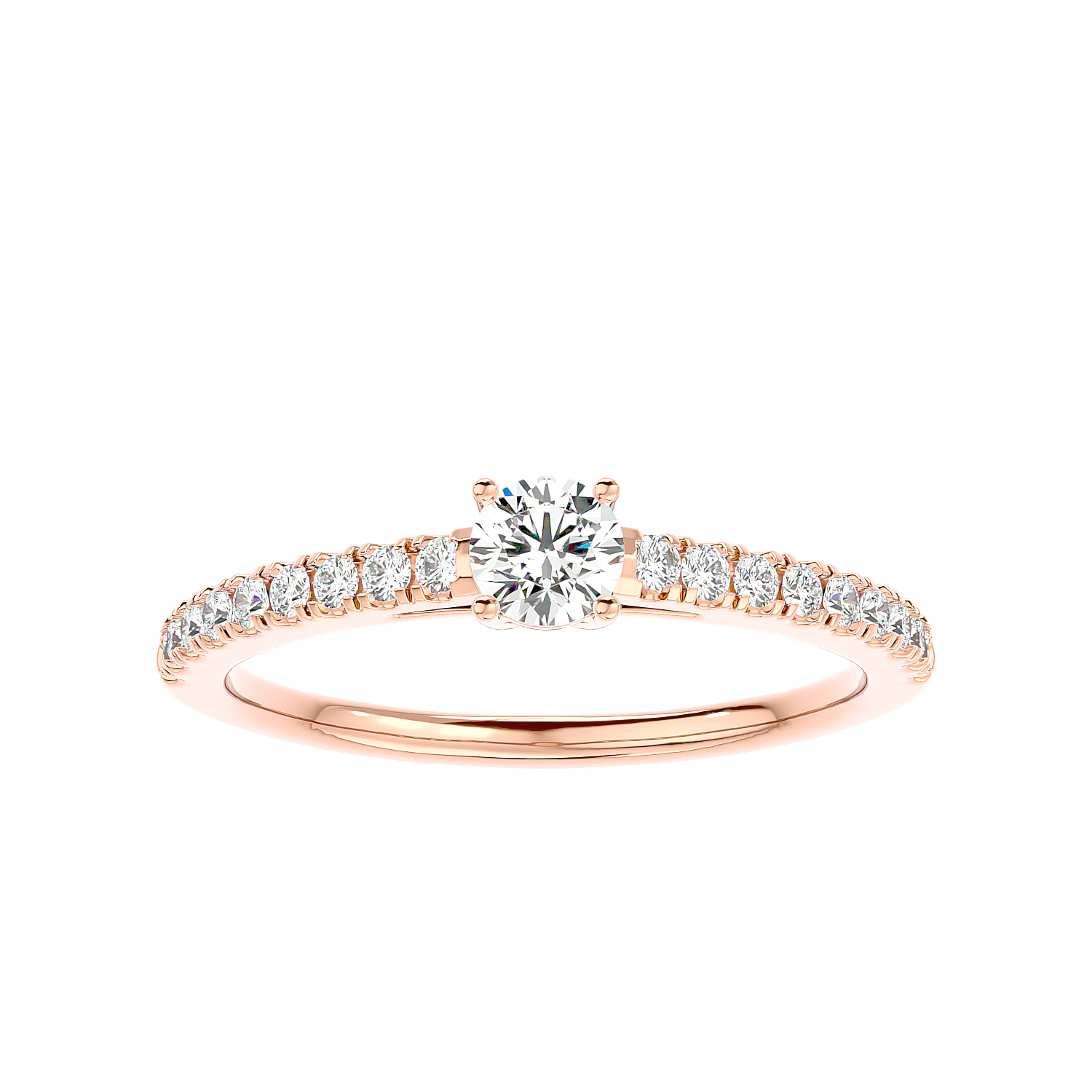 Classic Pave Diamond Ring