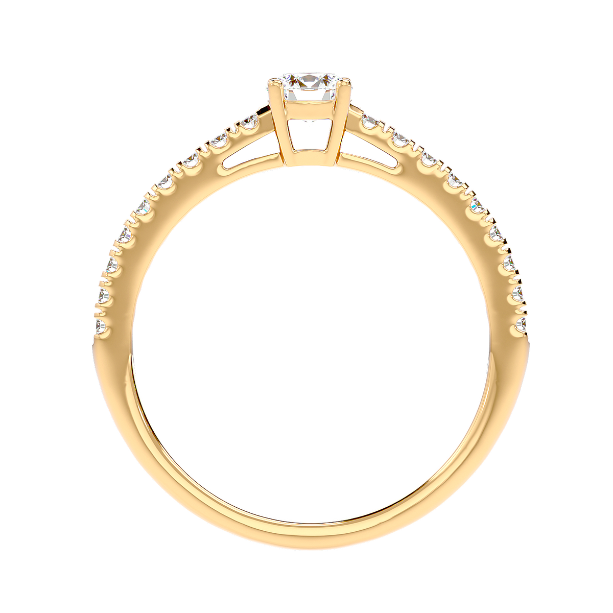 Classic Pave Diamond Ring