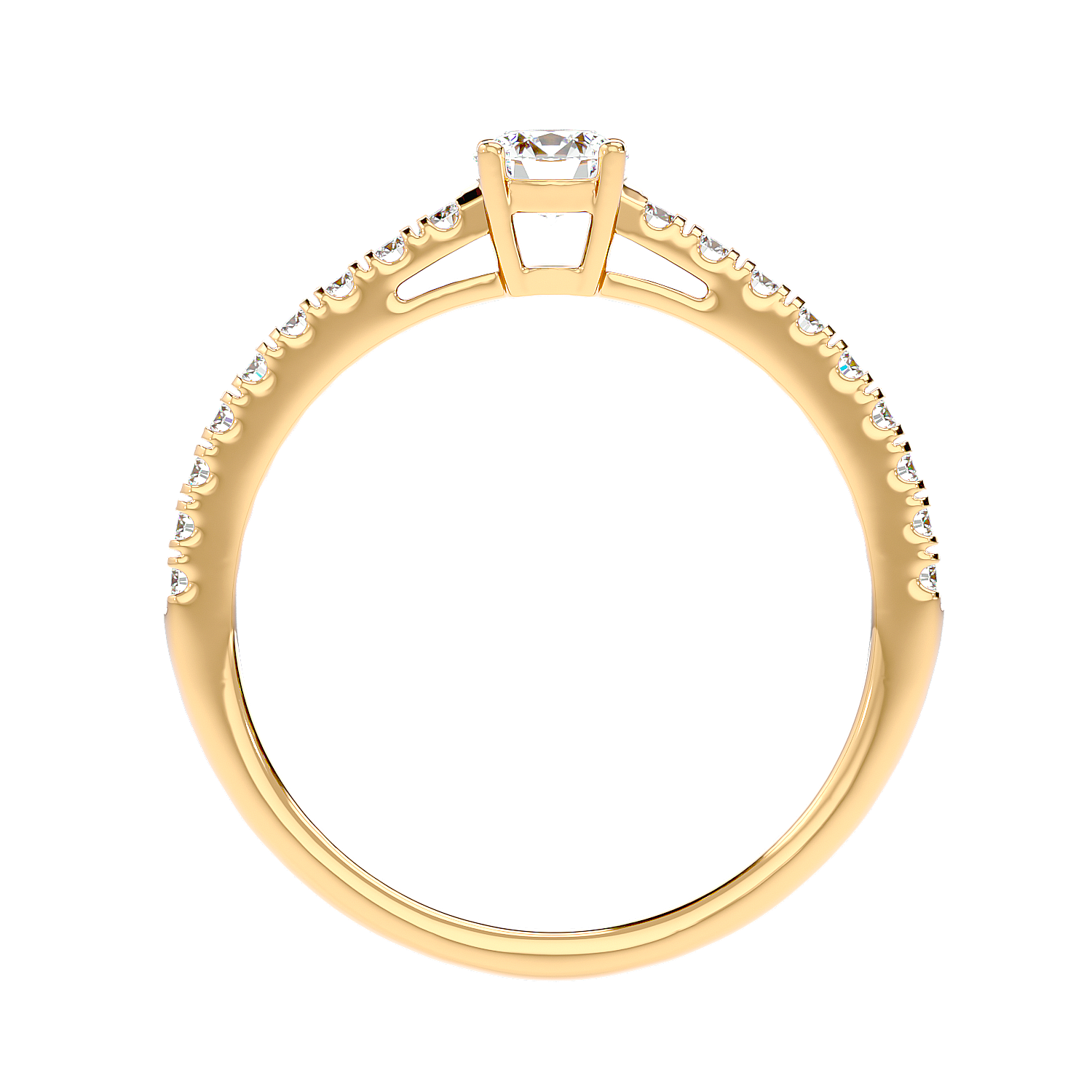 Classic Pave Diamond Ring