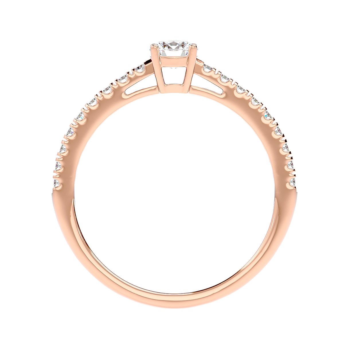 Classic Pave Diamond Ring