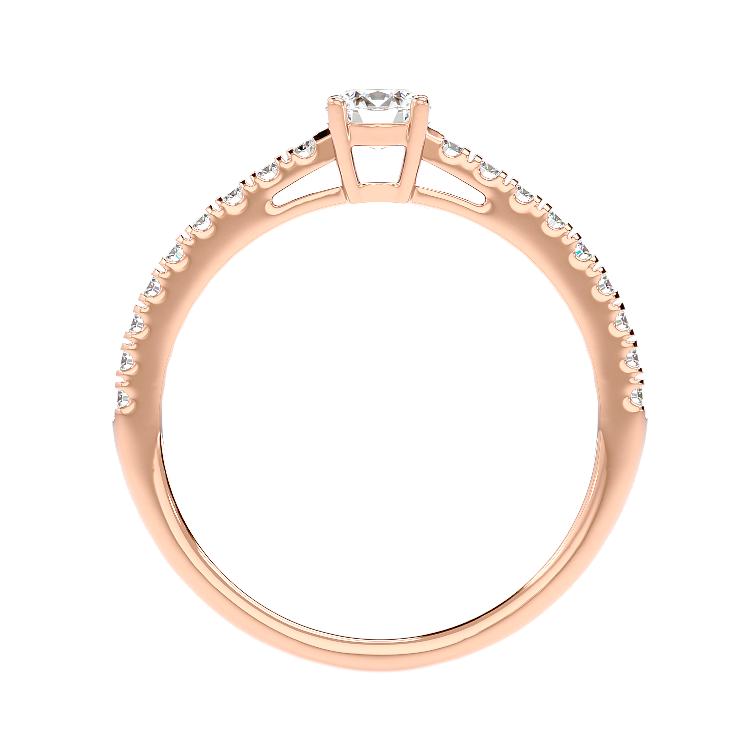 Classic Pave Diamond Ring