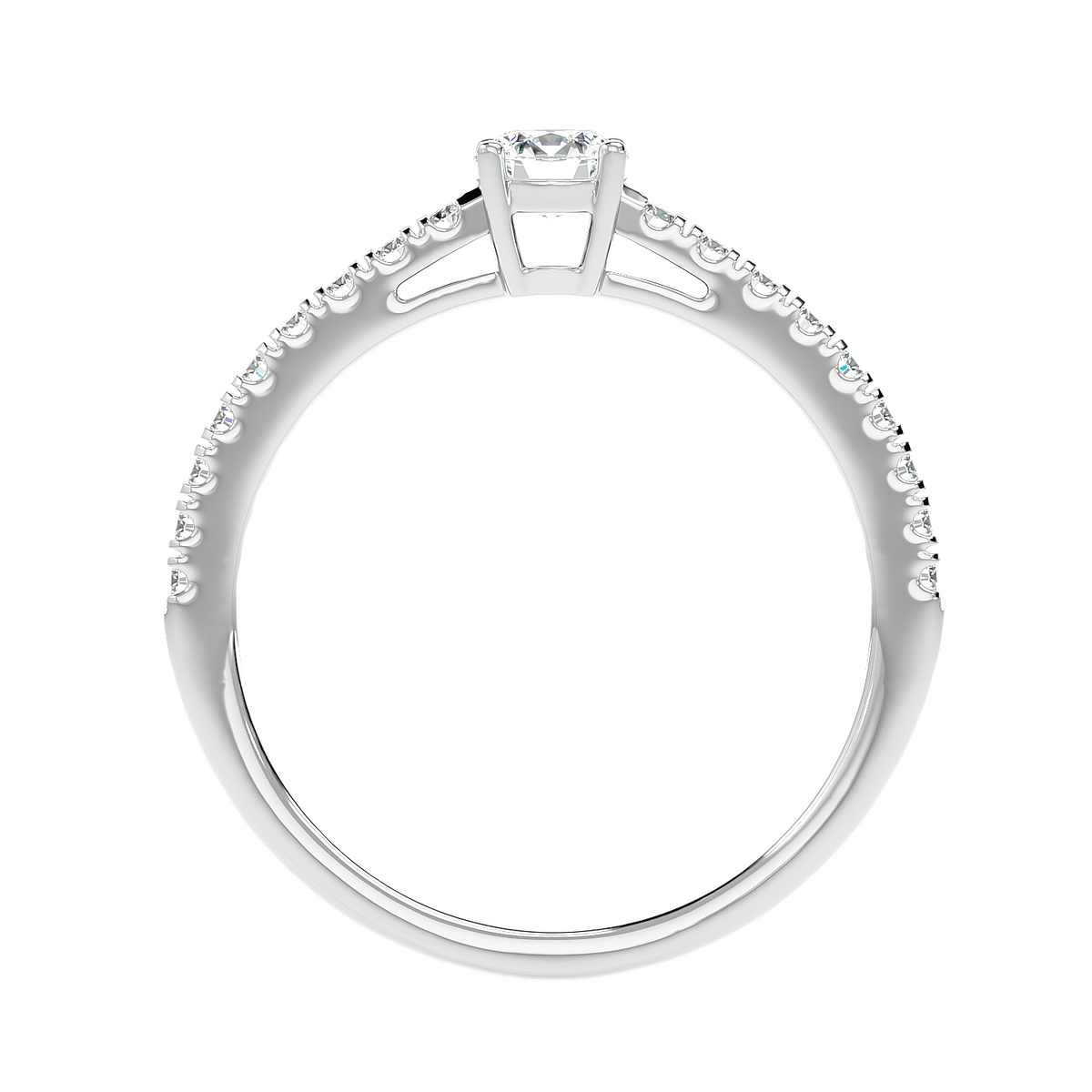 Classic Pave Diamond Ring