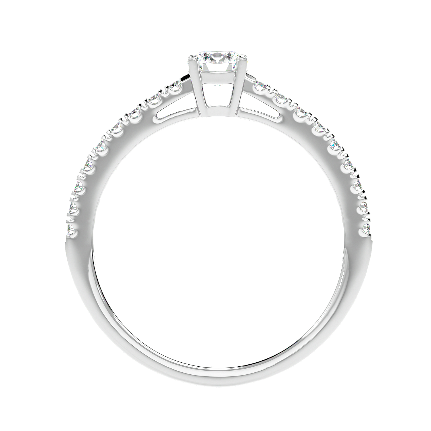 Classic Pave Diamond Ring