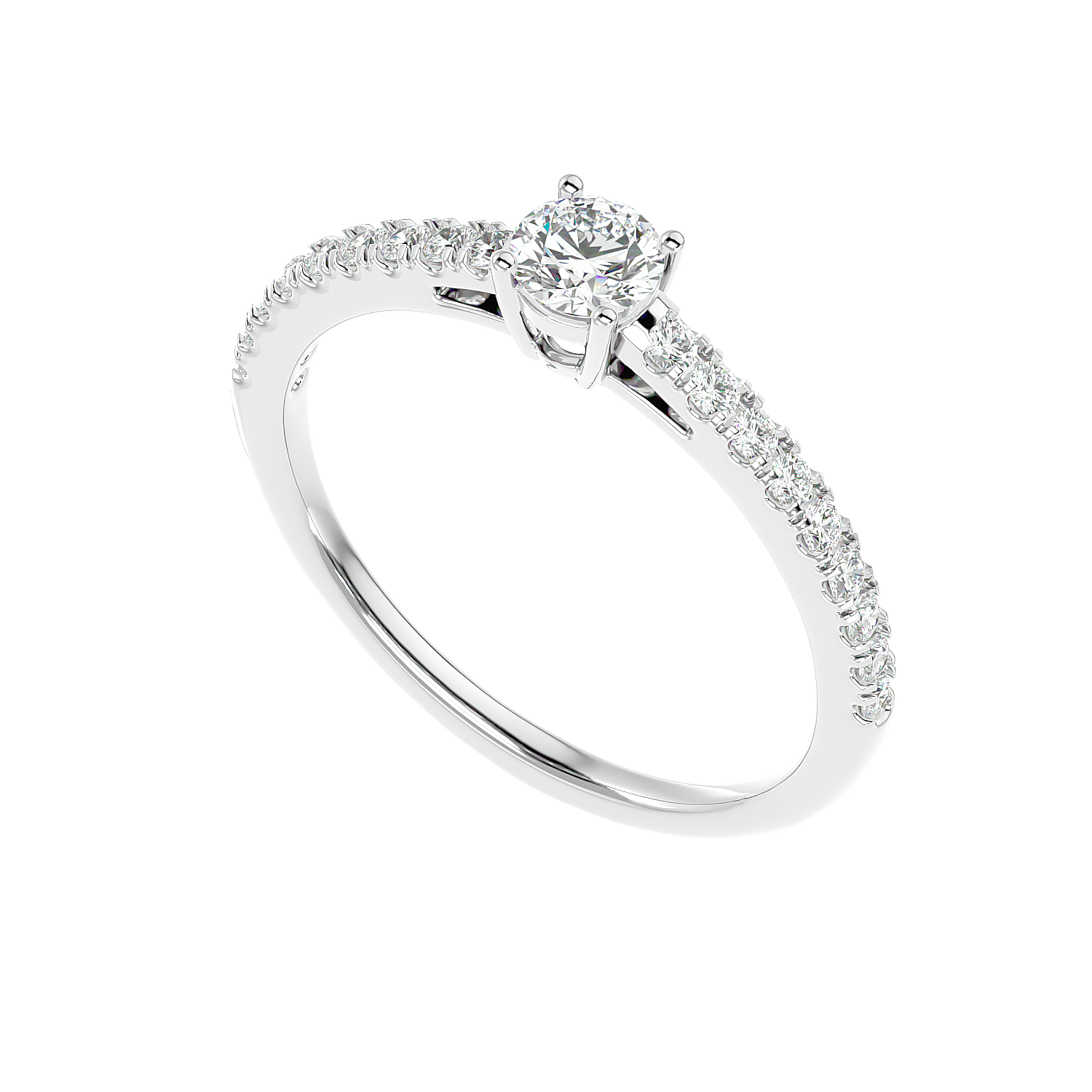 Classic Pave Diamond Ring