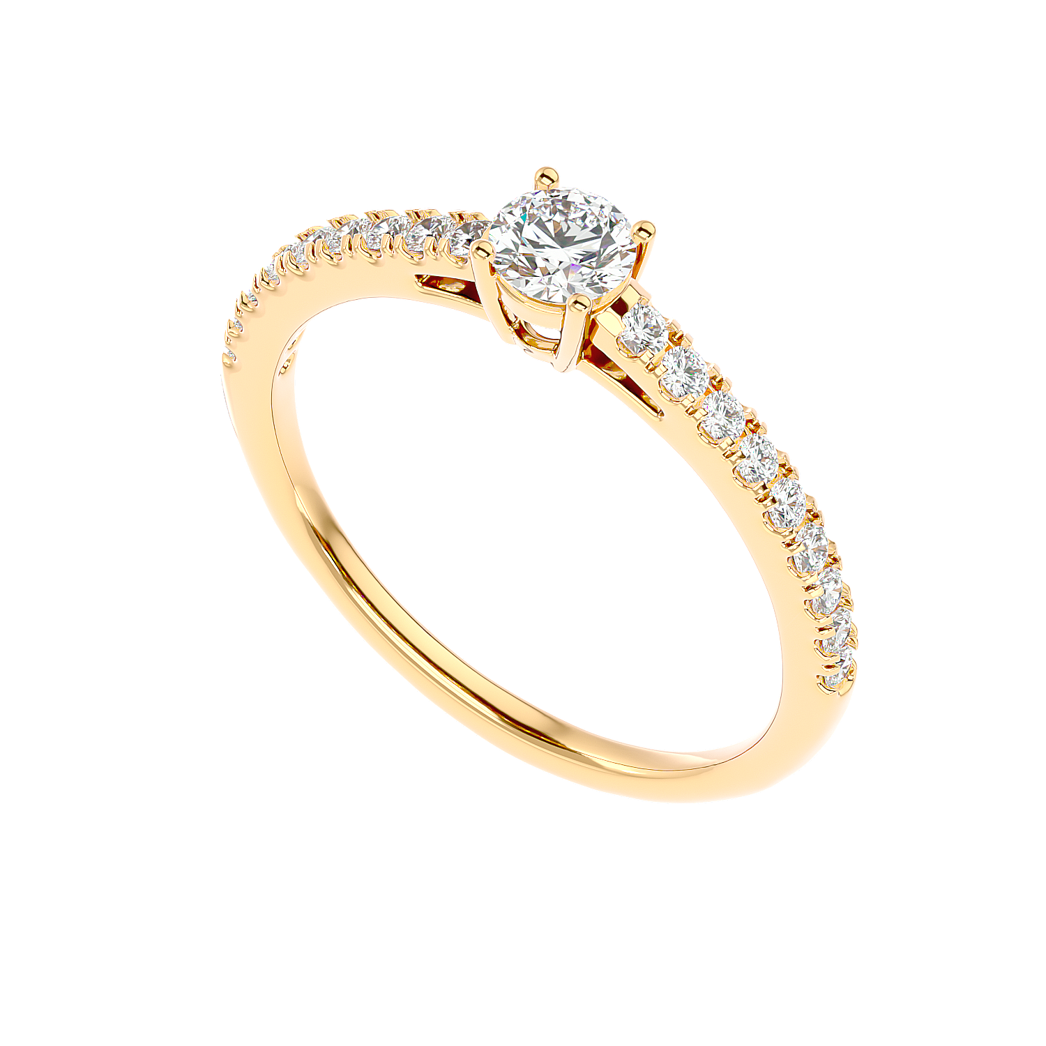 Classic Pave Diamond Ring