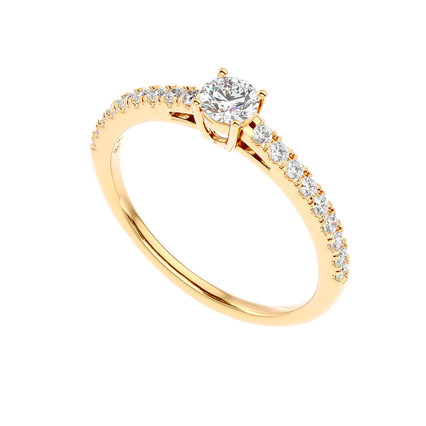 Classic Pave Diamond Ring