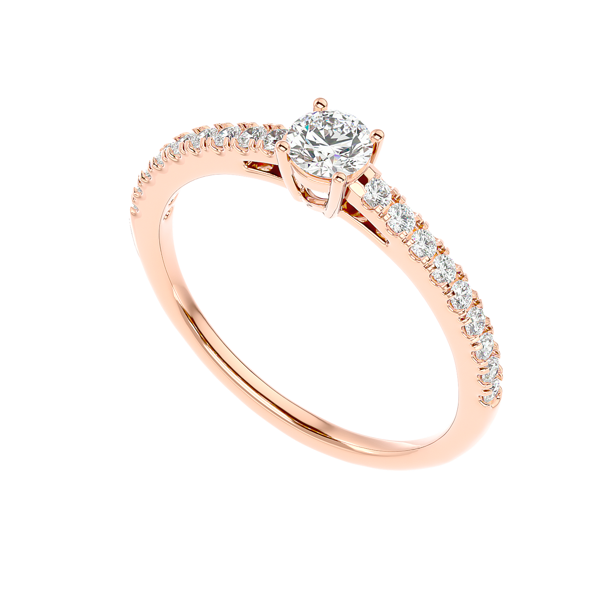 Classic Pave Diamond Ring