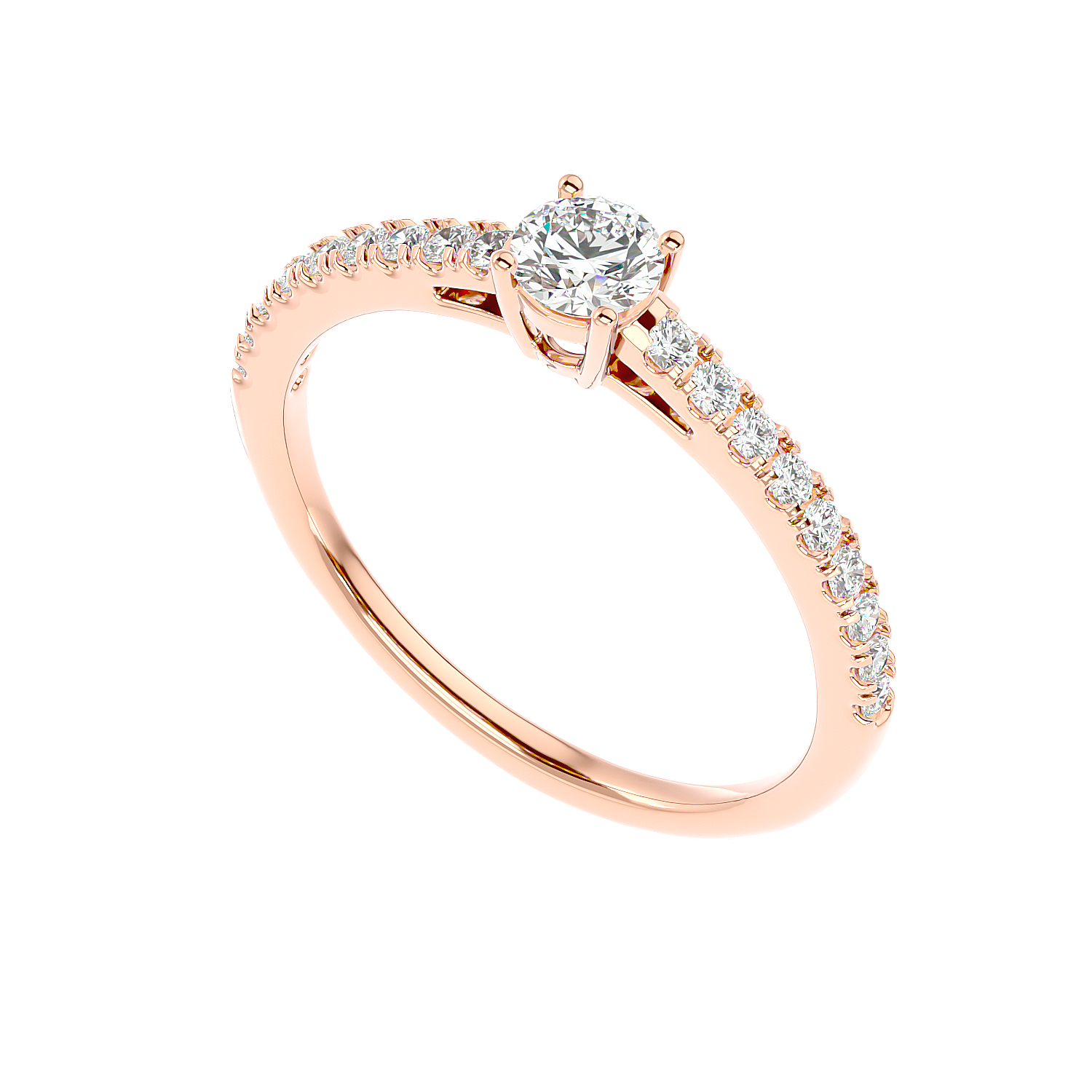 Classic Pave Diamond Ring