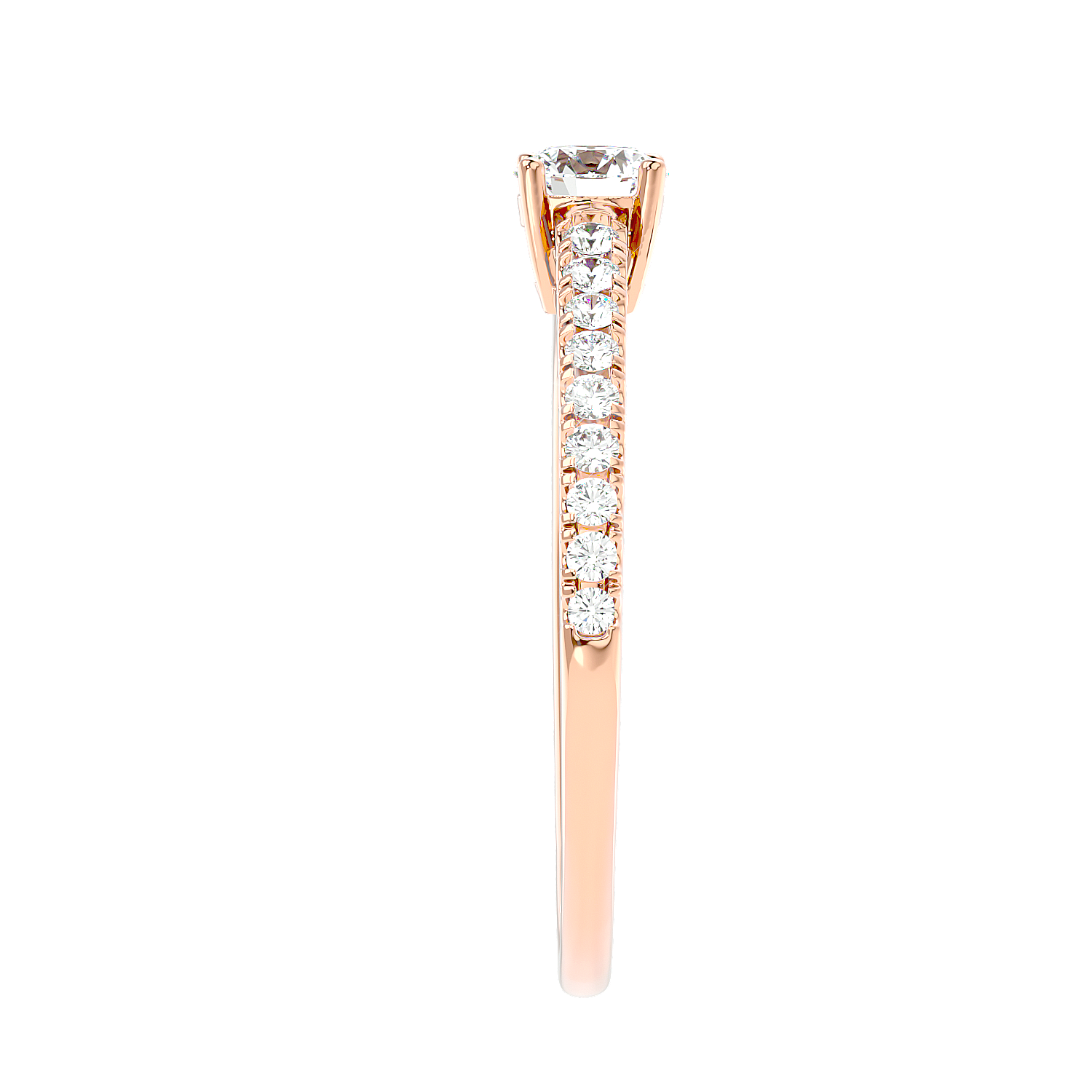 Classic Pave Diamond Ring