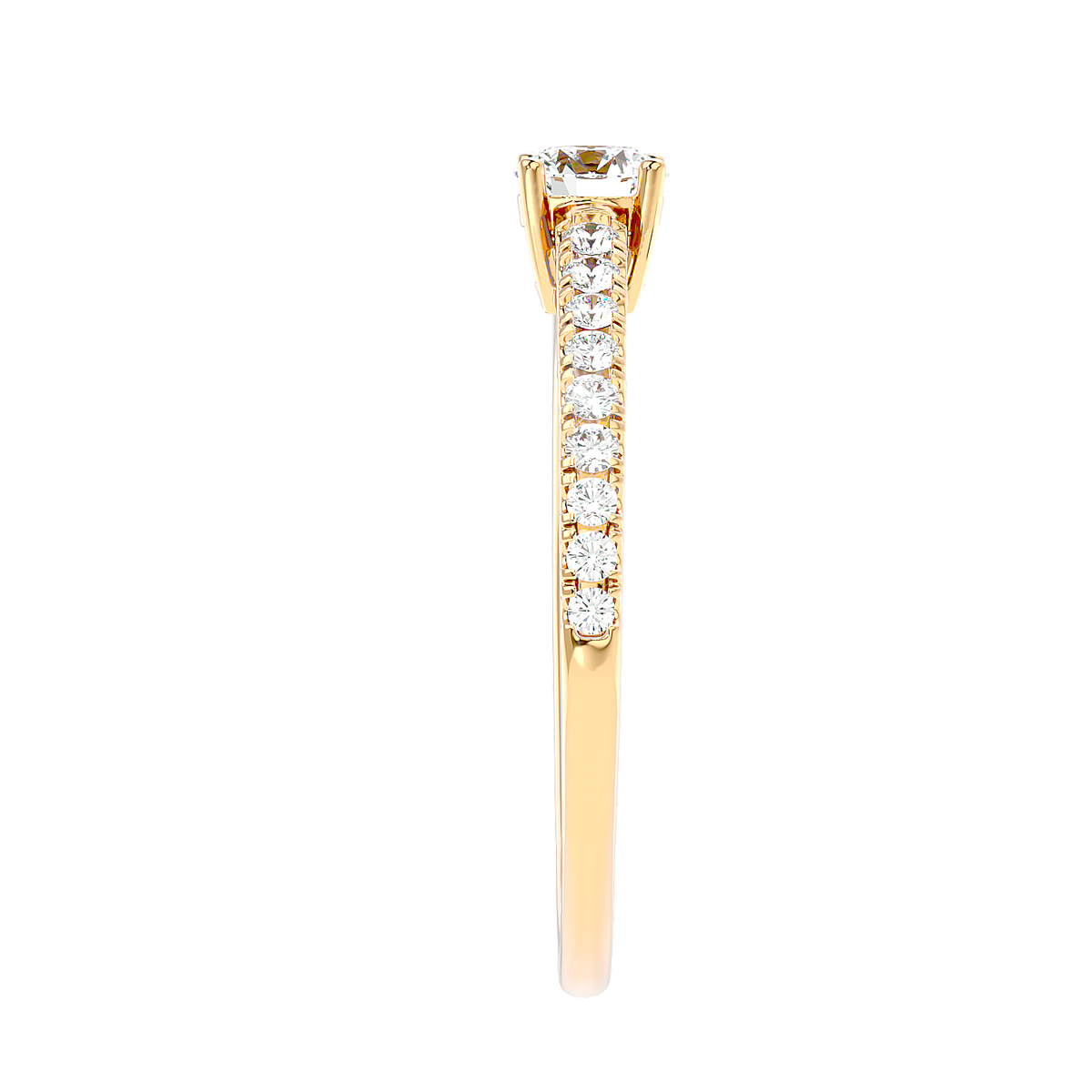 Classic Pave Diamond Ring