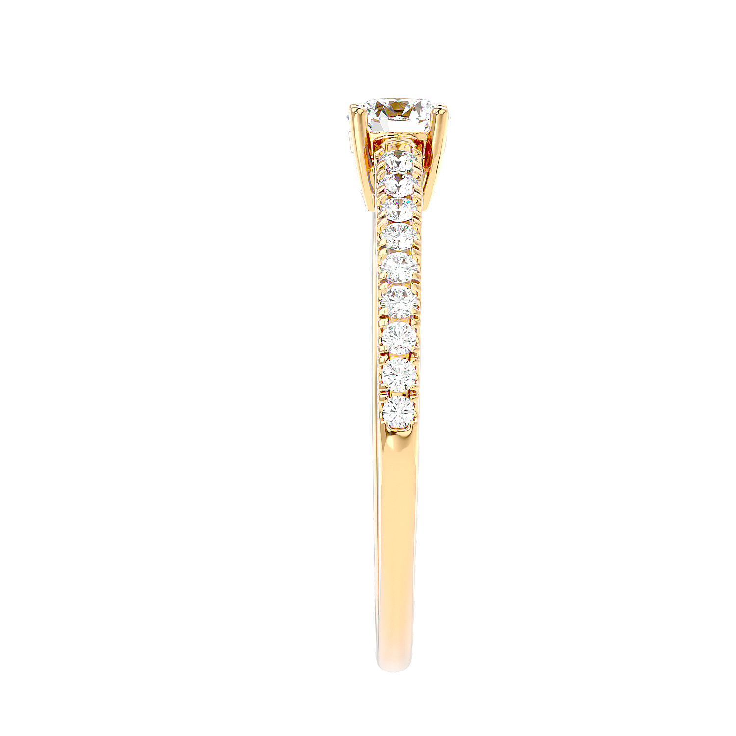 Classic Pave Diamond Ring