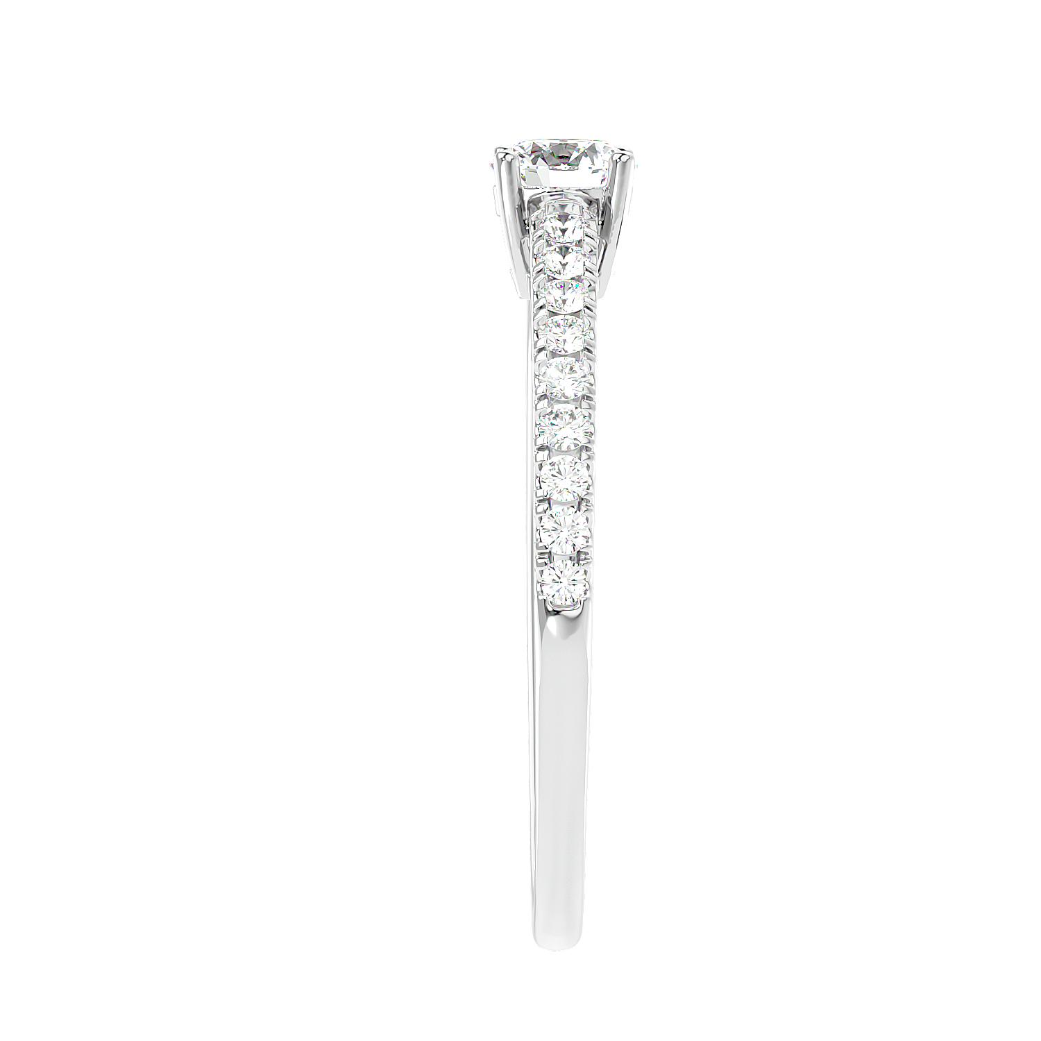 Classic Pave Diamond Ring