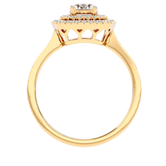 Cushion Double Halo Diamond Ring