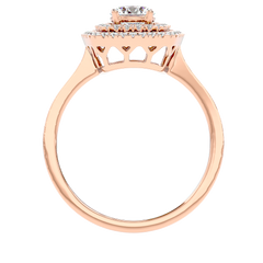 Cushion Double Halo Diamond Ring