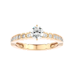 Vintage Link Band Diamond Ring