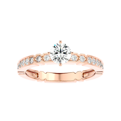 Vintage Link Band Diamond Ring
