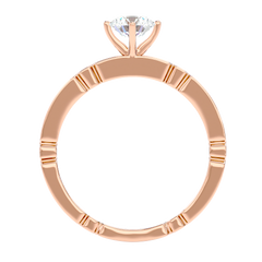 Vintage Link Band Diamond Ring