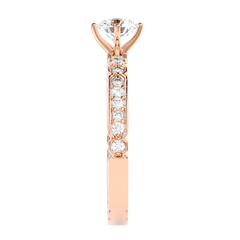 Vintage Link Band Diamond Ring