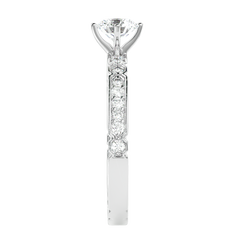 Vintage Link Band Diamond Ring