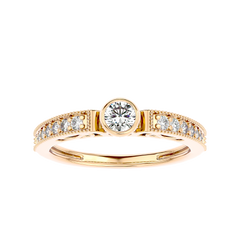 Bezel Set Vintage Diamond Ring