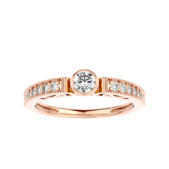 Bezel Set Vintage Diamond Ring