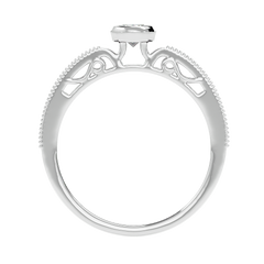 Bezel Set Vintage Diamond Ring