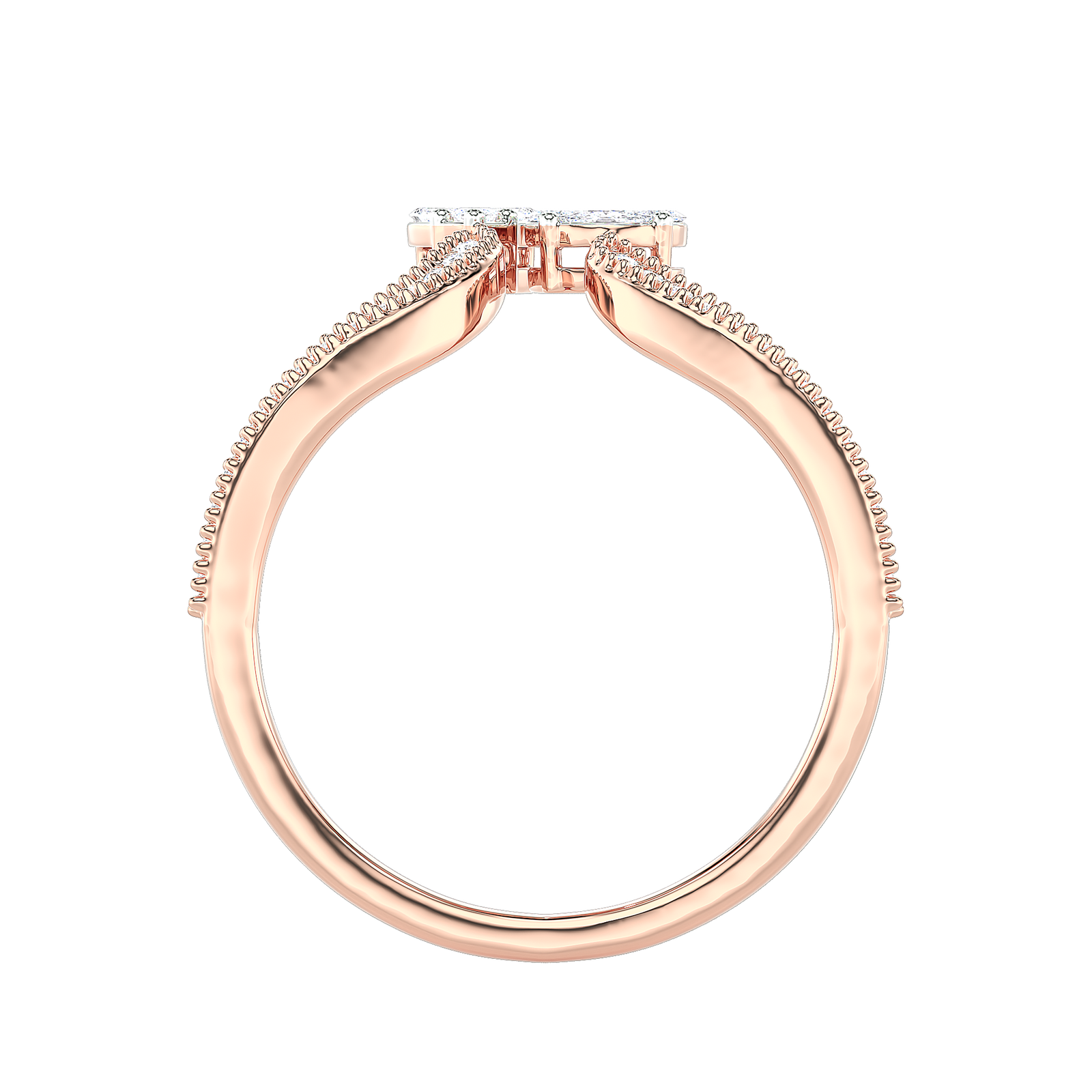 Toi et Moi Pear Diamond Ring