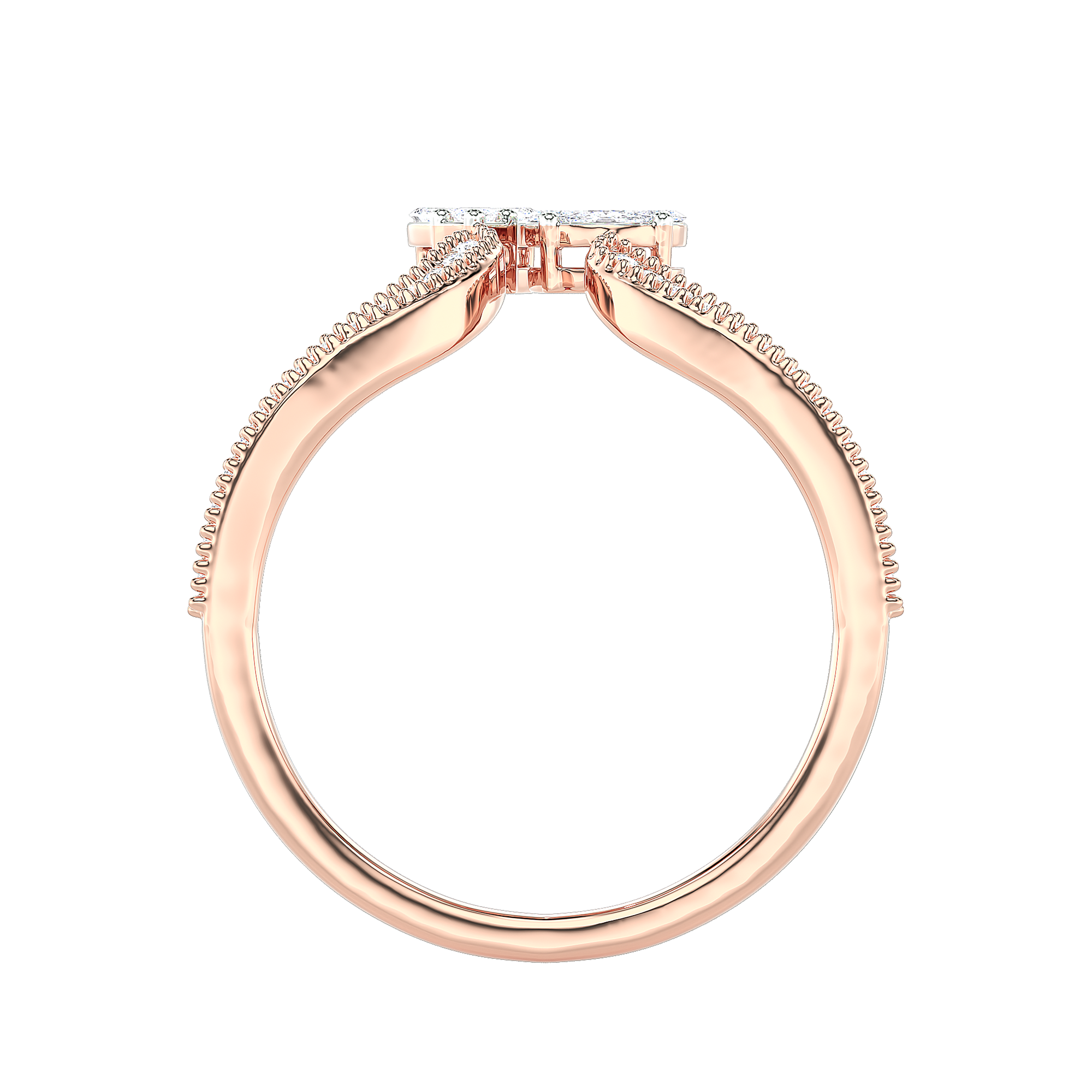 Toi et Moi Pear Diamond Ring