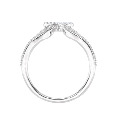 Toi et Moi Pear Diamond Ring